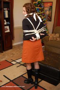 www.maladaptivebehavior.com - Black and Orange Dress thumbnail