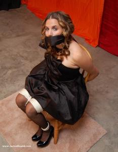 www.maladaptivebehavior.com - 06 Black Satin Dress Part IV Photos thumbnail