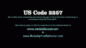 www.maladaptivebehavior.com - Chair Tied in White Lingerie video thumbnail
